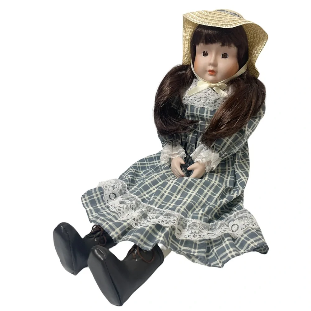 Vintage Doll Porcelain Molly Modern Farmhouse French Cottage Lace Vintage Toys